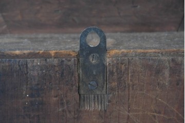 アメリカアンティーク　1870年頃　Ansonia Brass and Copper Co.(アンソニア・ブラス・アンド・カッパー)　美しい木目を楽しめる上品な佇まいの掛け時計　(R-091807)