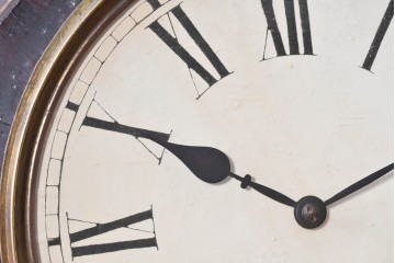 アメリカアンティーク　1870年から1890年頃　E.N.WELCH(ウェルチ)社　八角形の枠と味わい深い木色が魅力の掛け時計　(R-091810)