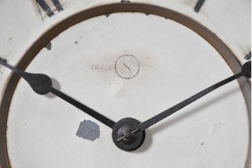 和製アンティーク　明治期　精工舎(SEIKOSHA、セイコー)　八角形のケースと木目模様がレトロな掛け時計　(R-091819)