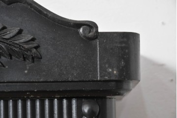 和製ヴィンテージ　昭和中期　Meiji(明治時計社)　クラシカルな装飾と金文字が目を惹く大型の掛け時計　(R-091825)