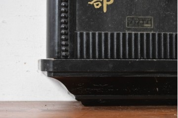 和製ヴィンテージ　昭和中期　Meiji(明治時計社)　クラシカルな装飾と金文字が目を惹く大型の掛け時計　(R-091825)