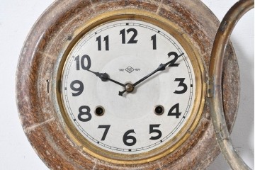 和製アンティーク　明治期から大正期　今津時計製造所(IMAZU CLOCK MANUFACTORY)　振り子窓付き掛け時計　(R-091831)