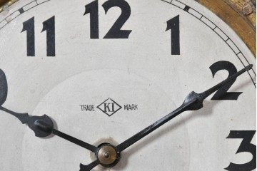 和製アンティーク　明治期から大正期　今津時計製造所(IMAZU CLOCK MANUFACTORY)　振り子窓付き掛け時計　(R-091831)