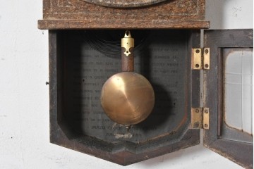 和製アンティーク　明治期から大正期　今津時計製造所(IMAZU CLOCK MANUFACTORY)　振り子窓付き掛け時計　(R-091831)