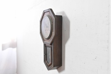 和製アンティーク　大正期から昭和初期　NIMARU. S(ニマルエス)　精工舎(SEIKOSHA、セイコー)　八角尾長型掛け時計　(R-091833)
