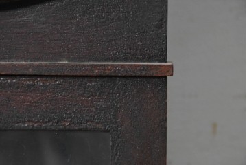 アメリカアンティーク　1920年頃　Ansonia Clock Company(アンソニア)　特大サイズ　丸型文字盤とガラス窓の掛け時計　(R-091840)