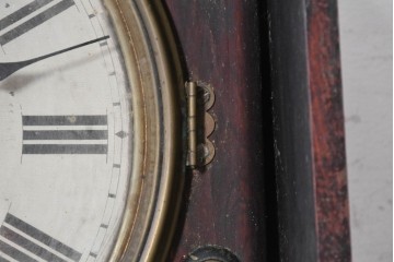 アメリカアンティーク　1880年から1910年頃　Seth Thomas Clock Company(セス・トーマス)　八角形ケース付き掛け時計　(R-091841)
