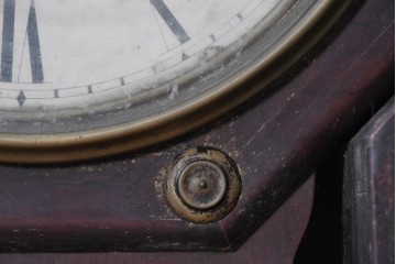 アメリカアンティーク　1880年から1910年頃　Seth Thomas Clock Company(セス・トーマス)　八角形ケース付き掛け時計　(R-091841)