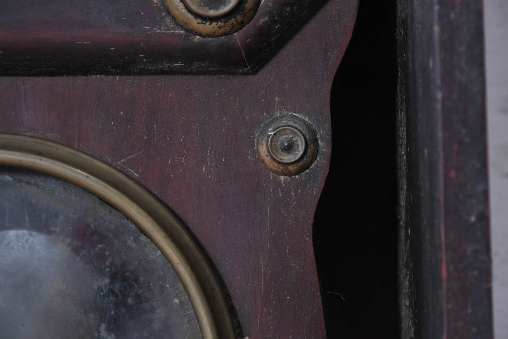 アメリカアンティーク　1880年から1910年頃　Seth Thomas Clock Company(セス・トーマス)　八角形ケース付き掛け時計　(R-091841)