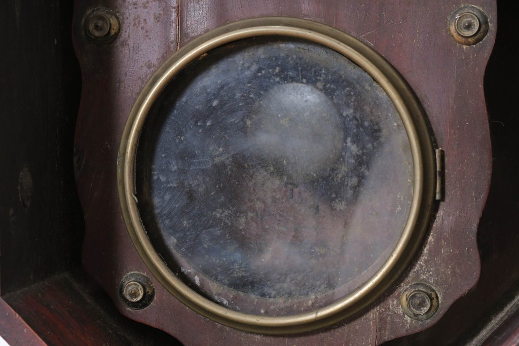 アメリカアンティーク　1880年から1910年頃　Seth Thomas Clock Company(セス・トーマス)　八角形ケース付き掛け時計　(R-091841)