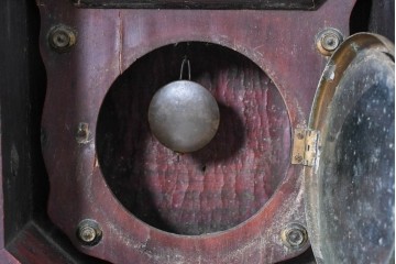 アメリカアンティーク　1880年から1910年頃　Seth Thomas Clock Company(セス・トーマス)　八角形ケース付き掛け時計　(R-091841)