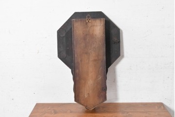 アメリカアンティーク　1880年から1910年頃　Seth Thomas Clock Company(セス・トーマス)　八角形ケース付き掛け時計　(R-091841)