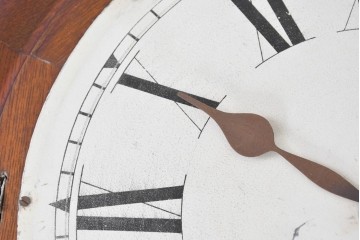 アメリカアンティーク　Ansonia Clock Company(アンソニア)　ローマ数字の文字盤を備えた丸型掛け時計　(R-091843)