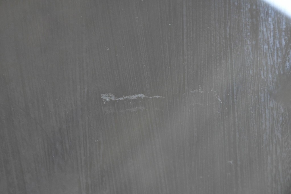 中古　美品　porada(ポラダ)　アクタス取り扱い　希少な廃番品!　AWARD P.C DESK(LOOP DESK)　回転式マウス置き付きPCデスク　(R-091850)