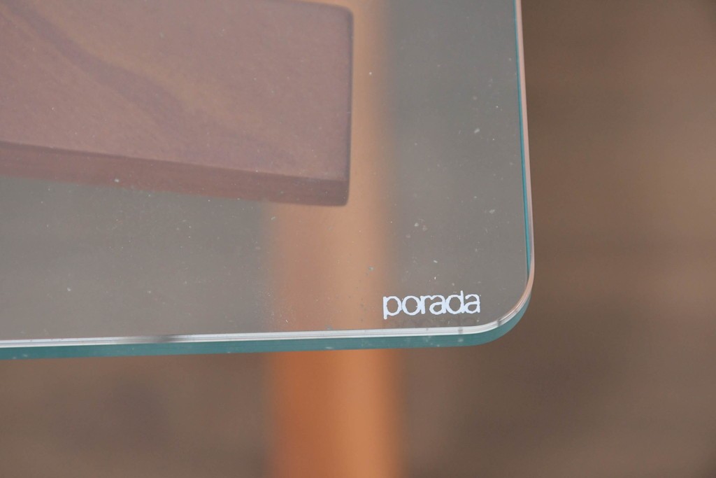 中古　美品　porada(ポラダ)　アクタス取り扱い　希少な廃番品!　AWARD P.C DESK(LOOP DESK)　回転式マウス置き付きPCデスク　(R-091850)