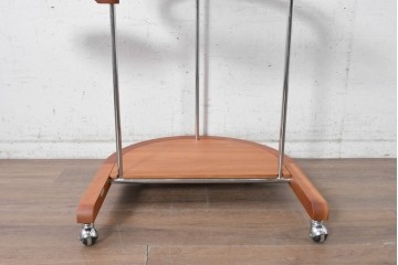 中古　美品　porada(ポラダ)　アクタス取り扱い　希少な廃番品!　AWARD P.C DESK(LOOP DESK)　回転式マウス置き付きPCデスク　(R-091850)