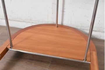 中古　美品　porada(ポラダ)　アクタス取り扱い　希少な廃番品!　AWARD P.C DESK(LOOP DESK)　回転式マウス置き付きPCデスク　(R-091850)