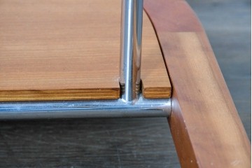 中古　美品　porada(ポラダ)　アクタス取り扱い　希少な廃番品!　AWARD P.C DESK(LOOP DESK)　回転式マウス置き付きPCデスク　(R-091850)