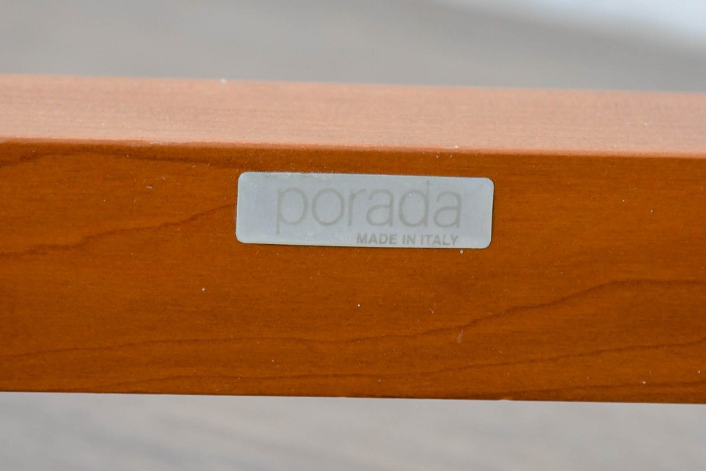 中古　美品　porada(ポラダ)　アクタス取り扱い　希少な廃番品!　AWARD P.C DESK(LOOP DESK)　回転式マウス置き付きPCデスク　(R-091850)