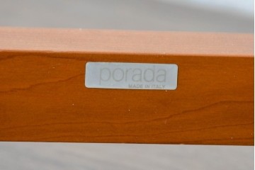中古　美品　porada(ポラダ)　アクタス取り扱い　希少な廃番品!　AWARD P.C DESK(LOOP DESK)　回転式マウス置き付きPCデスク　(R-091850)
