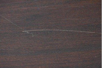 和製ヴィンテージ　松本民芸家具　A型洋炉卓　厚みのある天板とパネル装飾が印象的な囲炉裏テーブル　定価約91万円　(R-091851)