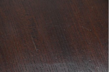 和製ヴィンテージ　松本民芸家具　A型洋炉卓　厚みのある天板とパネル装飾が印象的な囲炉裏テーブル　定価約91万円　(R-091851)