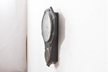 アンティーク時計　明治期から大正期　人物画を配した八角形の掛け時計　(R-091855)