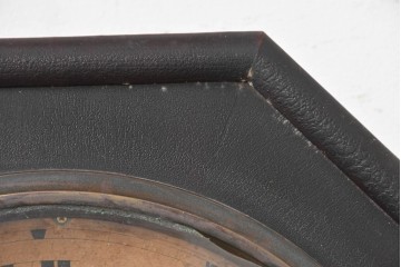 和製アンティーク　八角合長　ローマ数字文字盤の掛け時計　(R-091856)