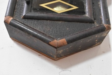 和製アンティーク　八角合長　ローマ数字文字盤の掛け時計　(R-091856)