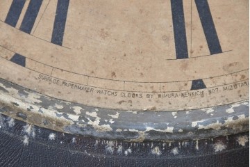 和製アンティーク　八角合長　ローマ数字文字盤の掛け時計　(R-091856)