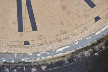 和製アンティーク　八角合長　ローマ数字文字盤の掛け時計　(R-091856)