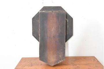 和製アンティーク　八角合長　ローマ数字文字盤の掛け時計　(R-091856)