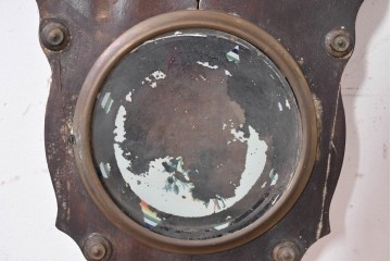 和製アンティーク　八角型　ローマ数字文字盤の掛け時計　(R-091857)