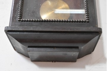 和製アンティーク　昭和初期　精工舎(SEIKOSHA、セイコー)　花モチーフの彫刻入り掛け時計　(R-091858)