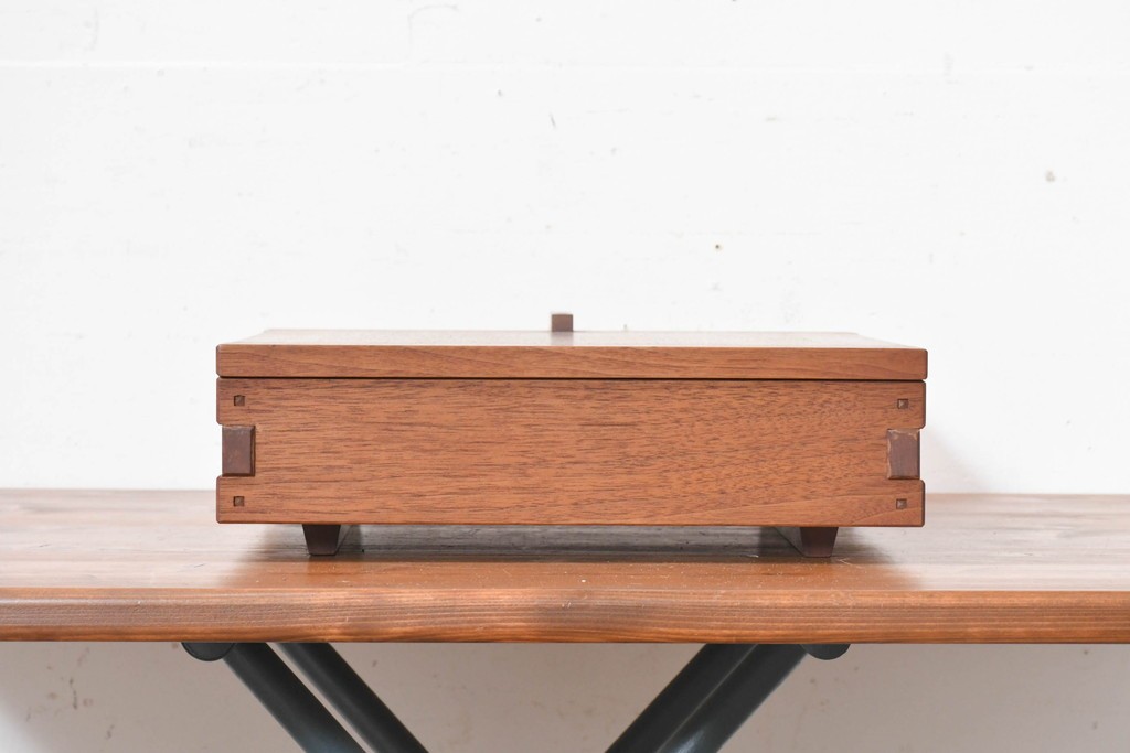 和製ヴィンテージ　ジョージナカシマ(George Nakashima)　ミラミラー(MIRA MIRROR)　BN311　木目の美しさと機能美が魅力のジュエリーボックス　(R-091861)