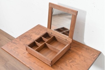 和製ヴィンテージ　ジョージナカシマ(George Nakashima)　ミラミラー(MIRA MIRROR)　BN311　木目の美しさと機能美が魅力のジュエリーボックス　(R-091861)
