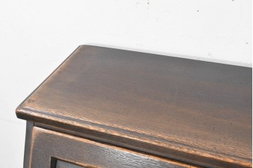 中古　美品　飛騨産業　キツツキ　プロヴィンシャルシリーズ　3面パネルの前扉と多彩な収納を備えたライティングビューロー　定価約54万円　(R-091863)