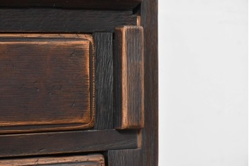 中古　美品　飛騨産業　キツツキ　プロヴィンシャルシリーズ　3面パネルの前扉と多彩な収納を備えたライティングビューロー　定価約54万円　(R-091863)