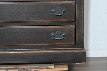 中古　美品　飛騨産業　キツツキ　プロヴィンシャルシリーズ　3面パネルの前扉と多彩な収納を備えたライティングビューロー　定価約54万円　(R-091863)