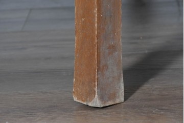 和製ヴィンテージ　特大サイズ!!　直径約130cm　折り畳み式の丸ちゃぶ台　(R-091866)