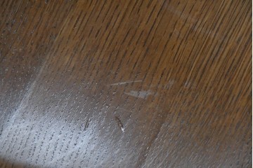 中古　柏木工(KASHIWA)　ナラ材　温かみある風合いのダイニングチェア2脚セット　(R-091888)