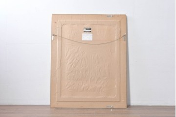 アメリカヴィンテージ　Windsor Art & Mirror Company(ウィンザー・アート&ミラー)　アンティーク調　彫刻装飾がクラシカルなウォールミラー　(R-091939)