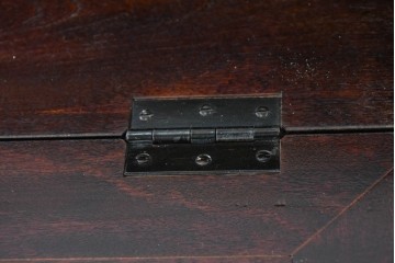 中古　美品　松本民芸家具　T型　重厚なライティングビューロー　定価約55万円　(R-091943)