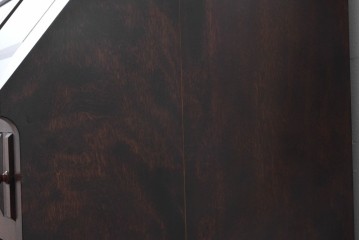 中古　美品　松本民芸家具　T型　重厚なライティングビューロー　定価約55万円　(R-091943)