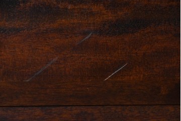 中古　美品　松本民芸家具　T型　重厚なライティングビューロー　定価約55万円　(R-091943)
