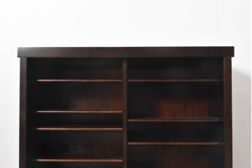 中古　超美品　星野民芸(星野民藝)　水屋箪笥上段　御所車の意匠が印象的な収納棚　(R-091965)