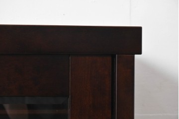 中古　超美品　星野民芸(星野民藝)　水屋箪笥上段　御所車の意匠が印象的な収納棚　(R-091965)