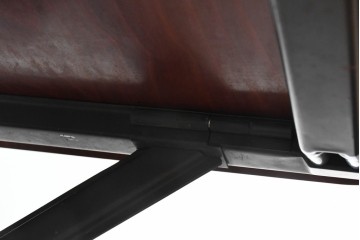 イタリアヴィンテージ　1960年頃　Olivetti(オリヴェッティ)　Arco Desk(アルコデスク)　直線的なフォルムが魅力のモダンなデスク　(R-091970)