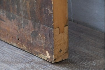 和製アンティーク　大正から昭和初期　古材を用いた素朴な木肌が魅力の天板　(R-091978)