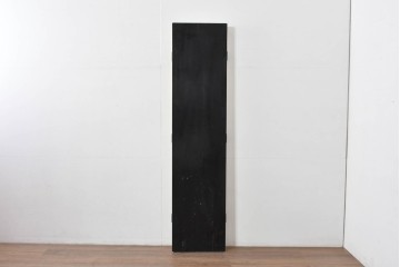 和製ヴィンテージ　クラッキング加工　鳥や葡萄の金模様が華やかな四連衝立　(R-091981)